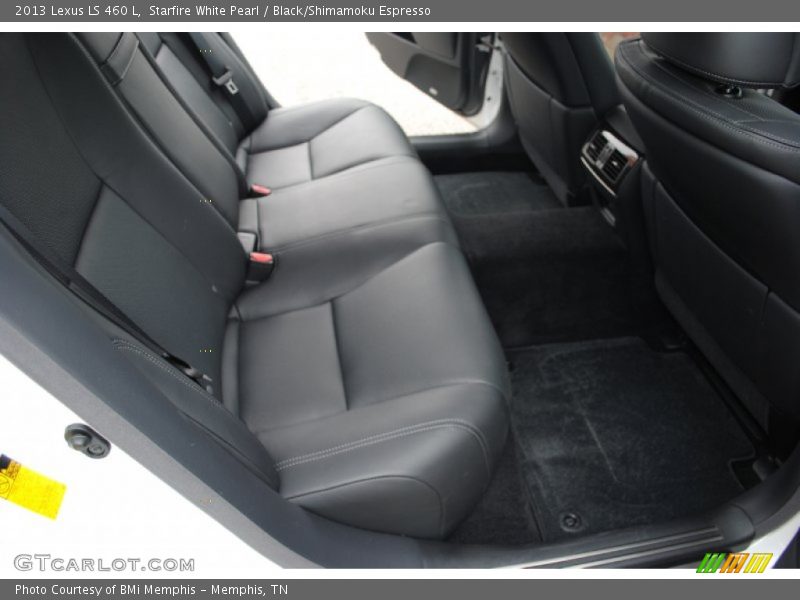 Starfire White Pearl / Black/Shimamoku Espresso 2013 Lexus LS 460 L