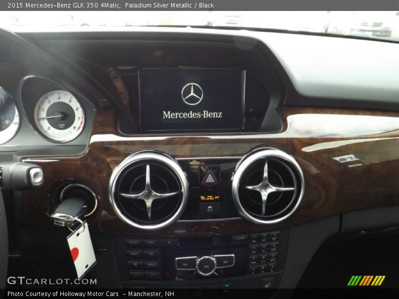 Paladium Silver Metallic / Black 2015 Mercedes-Benz GLK 350 4Matic