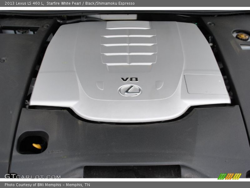 Starfire White Pearl / Black/Shimamoku Espresso 2013 Lexus LS 460 L