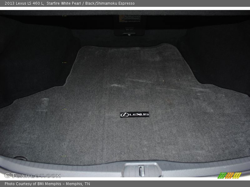 Starfire White Pearl / Black/Shimamoku Espresso 2013 Lexus LS 460 L