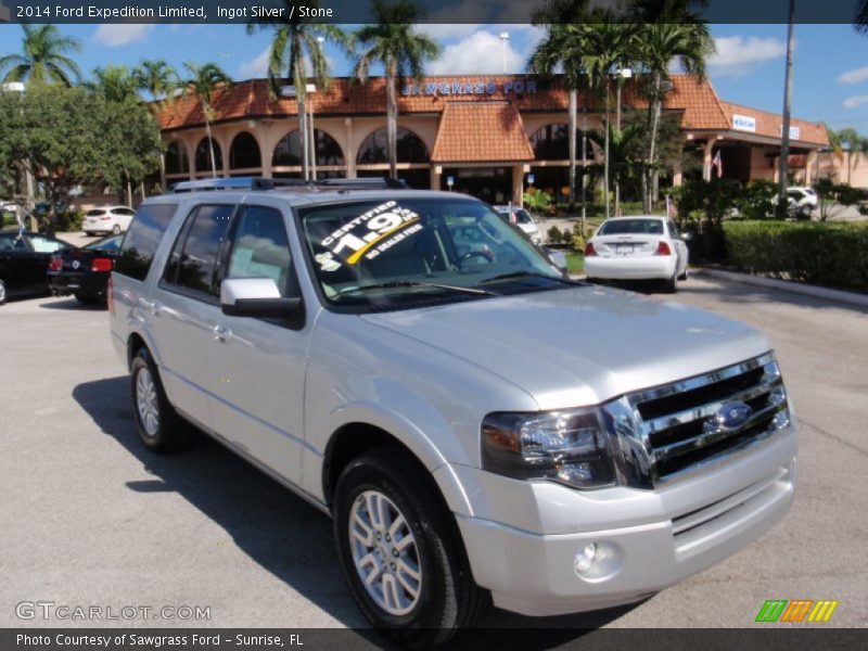 Ingot Silver / Stone 2014 Ford Expedition Limited