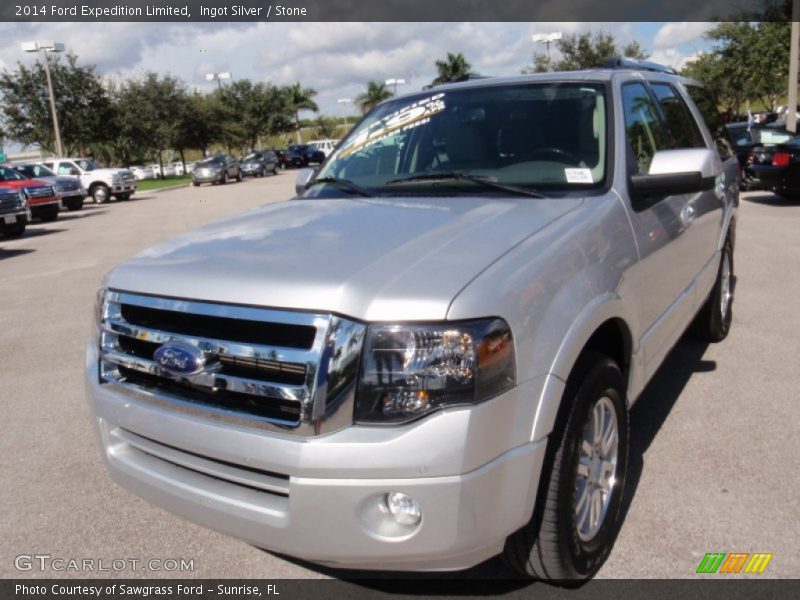 Ingot Silver / Stone 2014 Ford Expedition Limited