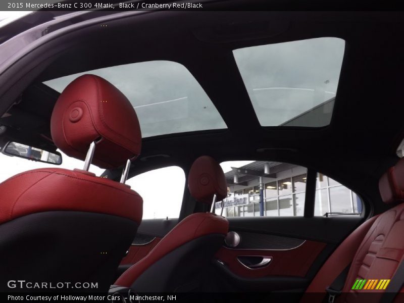 Black / Cranberry Red/Black 2015 Mercedes-Benz C 300 4Matic