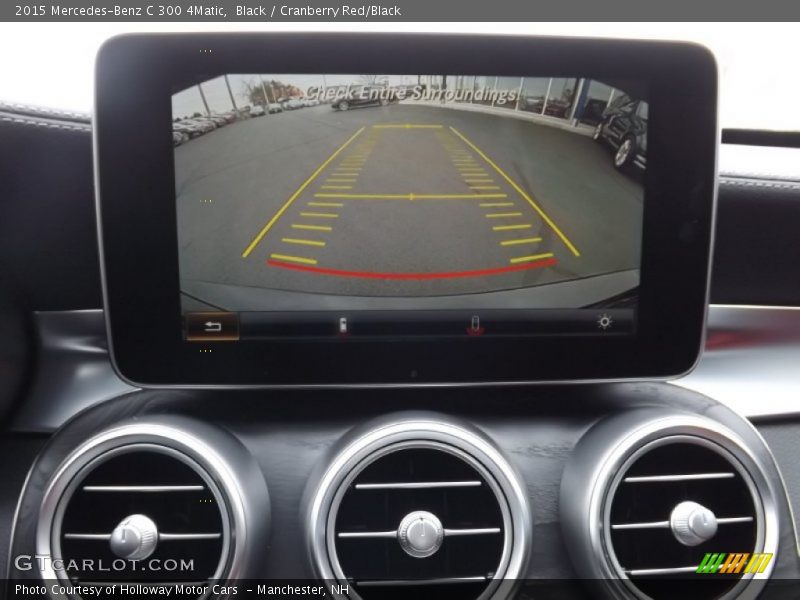 Black / Cranberry Red/Black 2015 Mercedes-Benz C 300 4Matic