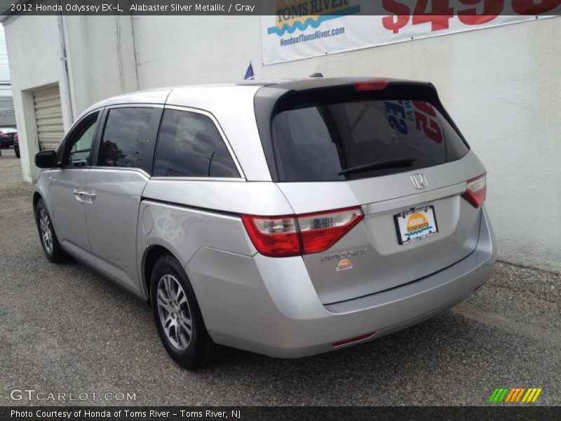 Alabaster Silver Metallic / Gray 2012 Honda Odyssey EX-L