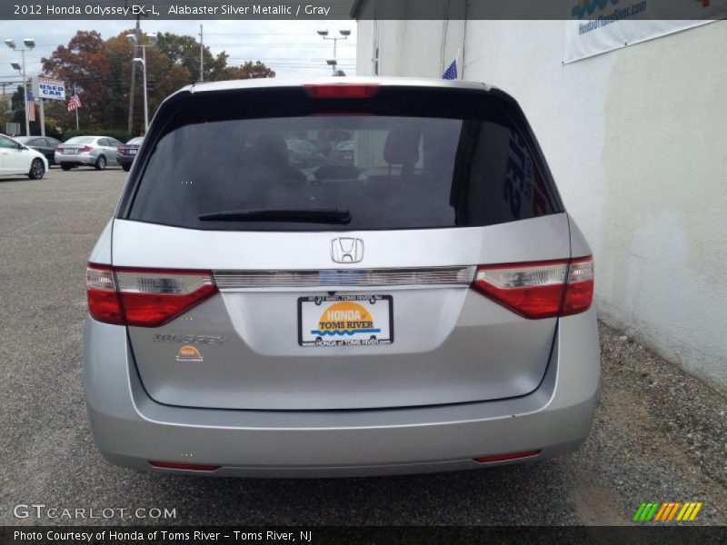 Alabaster Silver Metallic / Gray 2012 Honda Odyssey EX-L