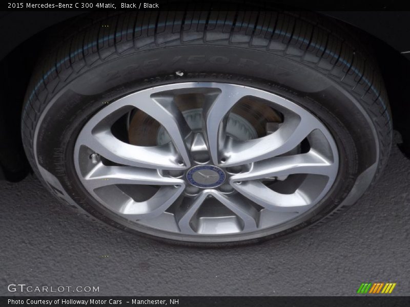 Black / Black 2015 Mercedes-Benz C 300 4Matic