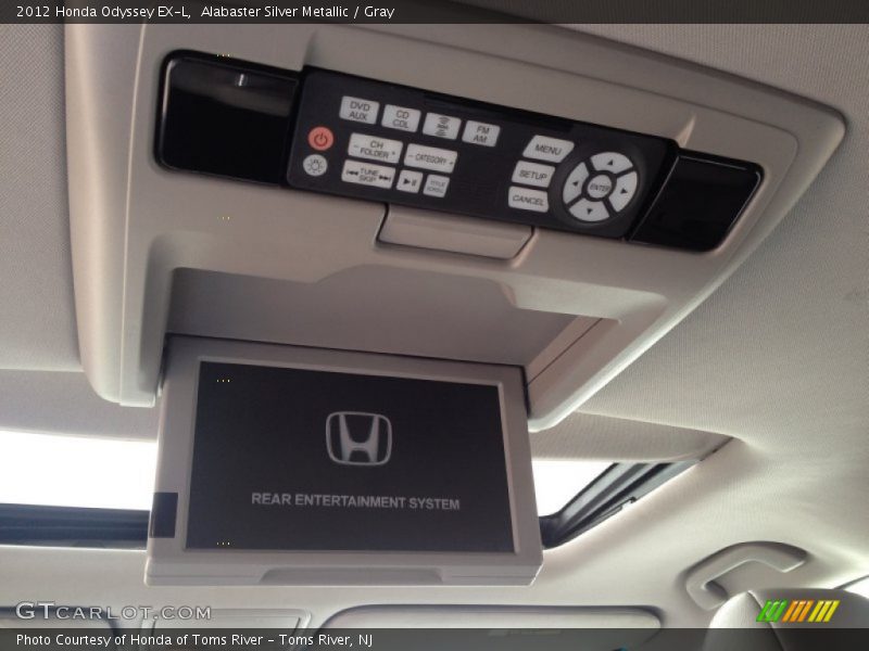 Alabaster Silver Metallic / Gray 2012 Honda Odyssey EX-L