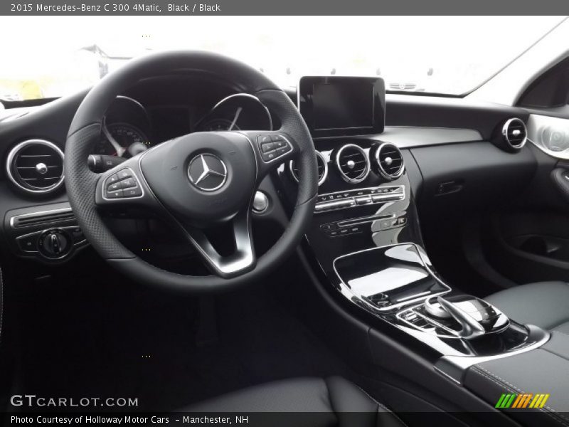 Black / Black 2015 Mercedes-Benz C 300 4Matic