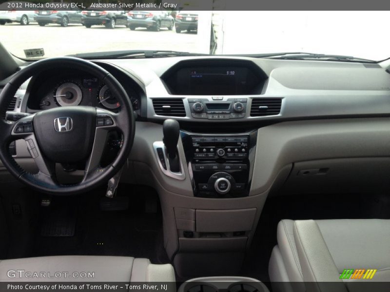 Alabaster Silver Metallic / Gray 2012 Honda Odyssey EX-L