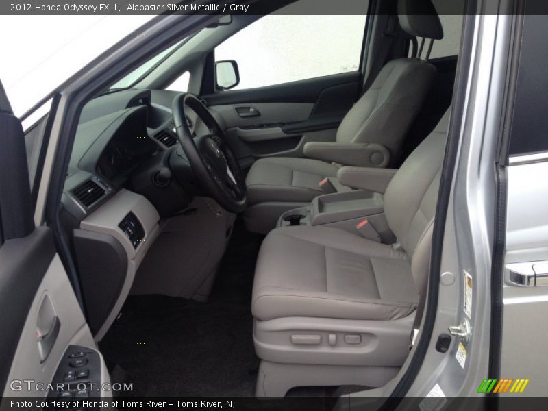 Alabaster Silver Metallic / Gray 2012 Honda Odyssey EX-L