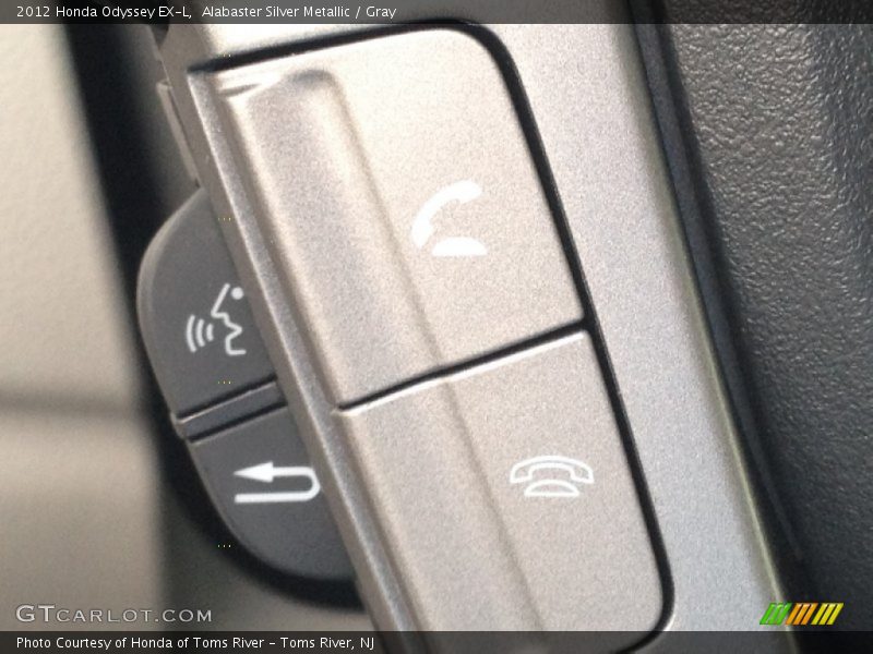 Alabaster Silver Metallic / Gray 2012 Honda Odyssey EX-L