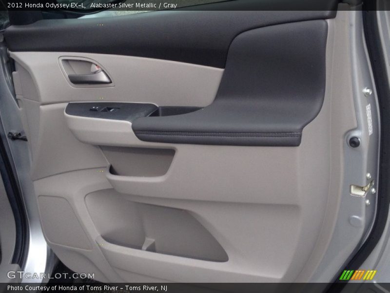 Alabaster Silver Metallic / Gray 2012 Honda Odyssey EX-L