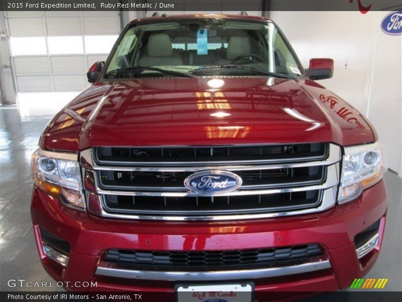 Ruby Red Metallic / Dune 2015 Ford Expedition Limited