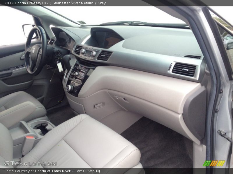 Alabaster Silver Metallic / Gray 2012 Honda Odyssey EX-L
