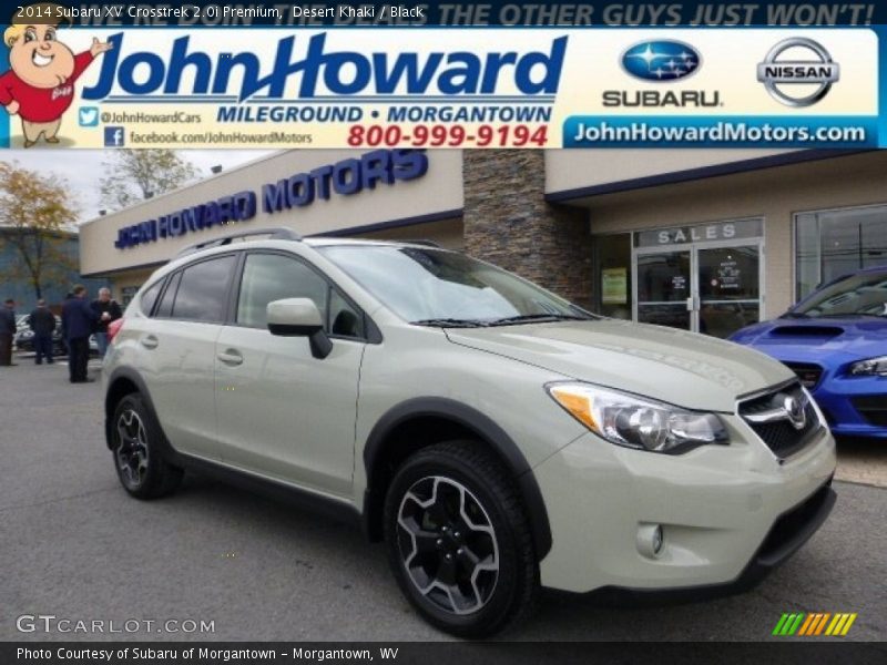 Desert Khaki / Black 2014 Subaru XV Crosstrek 2.0i Premium