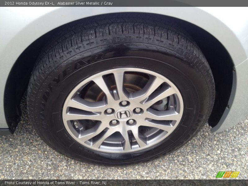 Alabaster Silver Metallic / Gray 2012 Honda Odyssey EX-L
