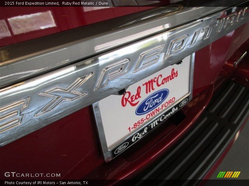 Ruby Red Metallic / Dune 2015 Ford Expedition Limited