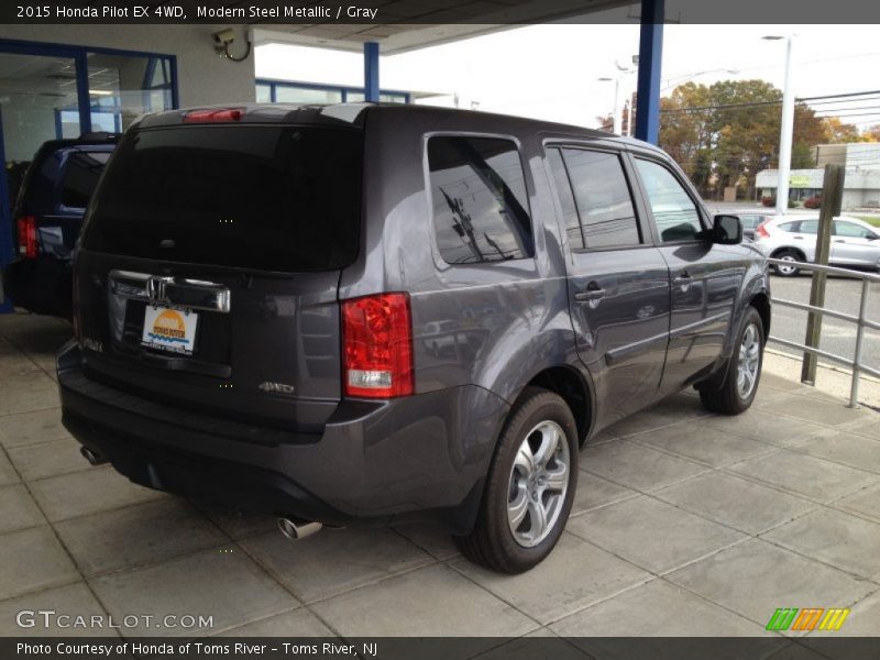Modern Steel Metallic / Gray 2015 Honda Pilot EX 4WD