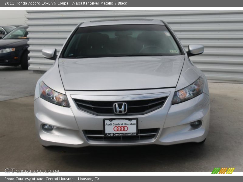 Alabaster Silver Metallic / Black 2011 Honda Accord EX-L V6 Coupe