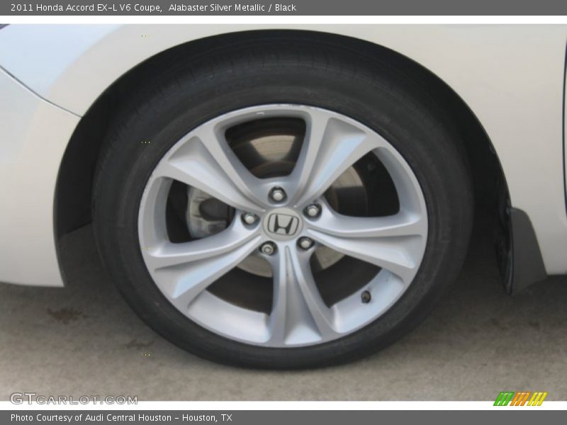 Alabaster Silver Metallic / Black 2011 Honda Accord EX-L V6 Coupe