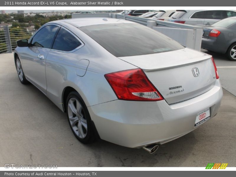 Alabaster Silver Metallic / Black 2011 Honda Accord EX-L V6 Coupe