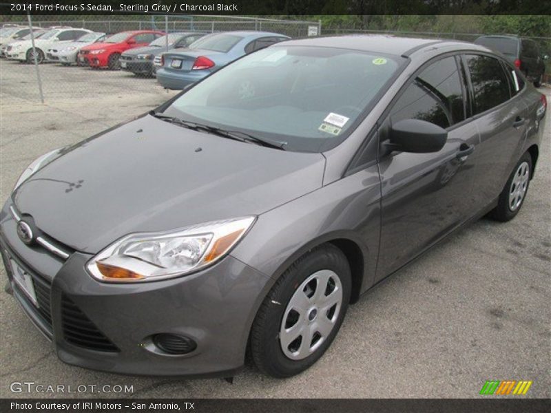Sterling Gray / Charcoal Black 2014 Ford Focus S Sedan