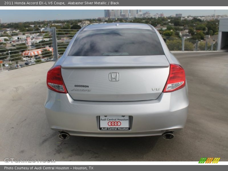 Alabaster Silver Metallic / Black 2011 Honda Accord EX-L V6 Coupe