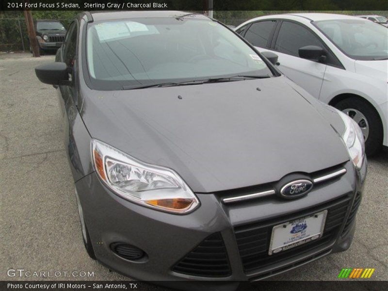 Sterling Gray / Charcoal Black 2014 Ford Focus S Sedan