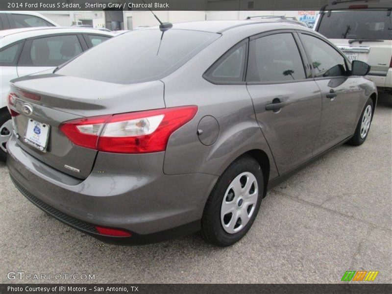 Sterling Gray / Charcoal Black 2014 Ford Focus S Sedan