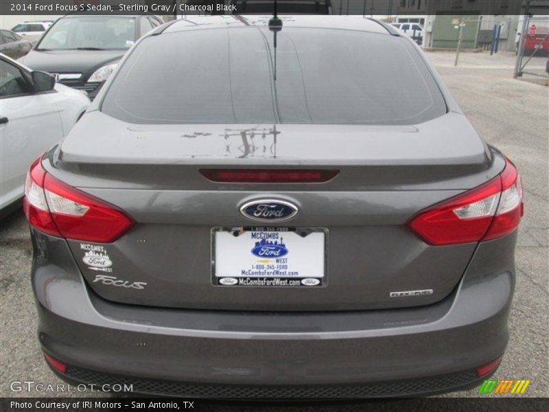 Sterling Gray / Charcoal Black 2014 Ford Focus S Sedan