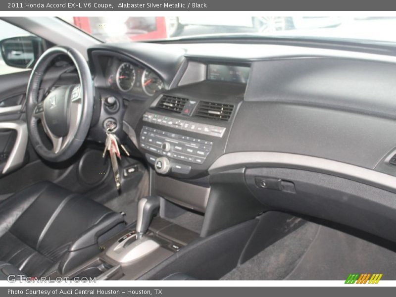 Alabaster Silver Metallic / Black 2011 Honda Accord EX-L V6 Coupe