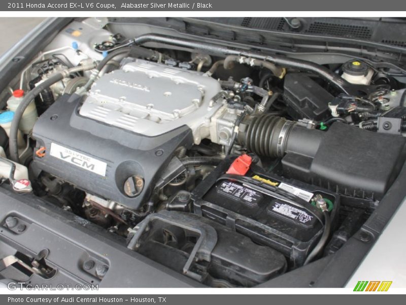 Alabaster Silver Metallic / Black 2011 Honda Accord EX-L V6 Coupe