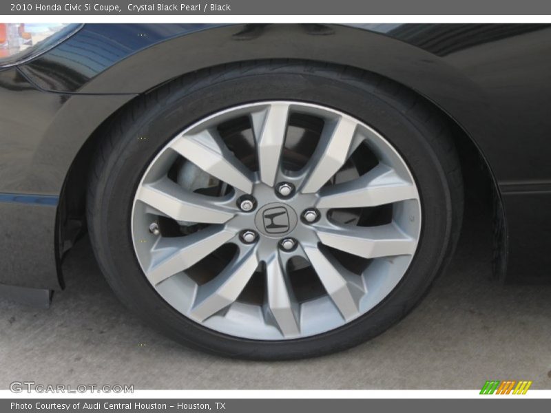 Crystal Black Pearl / Black 2010 Honda Civic Si Coupe