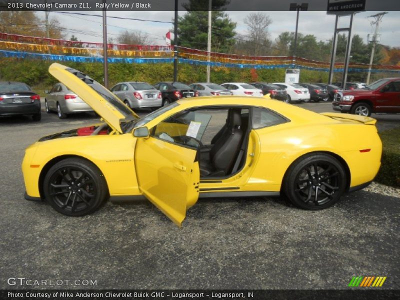 Rally Yellow / Black 2013 Chevrolet Camaro ZL1