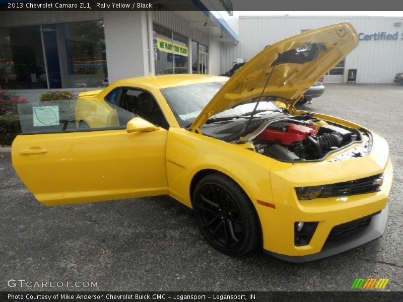 Rally Yellow / Black 2013 Chevrolet Camaro ZL1