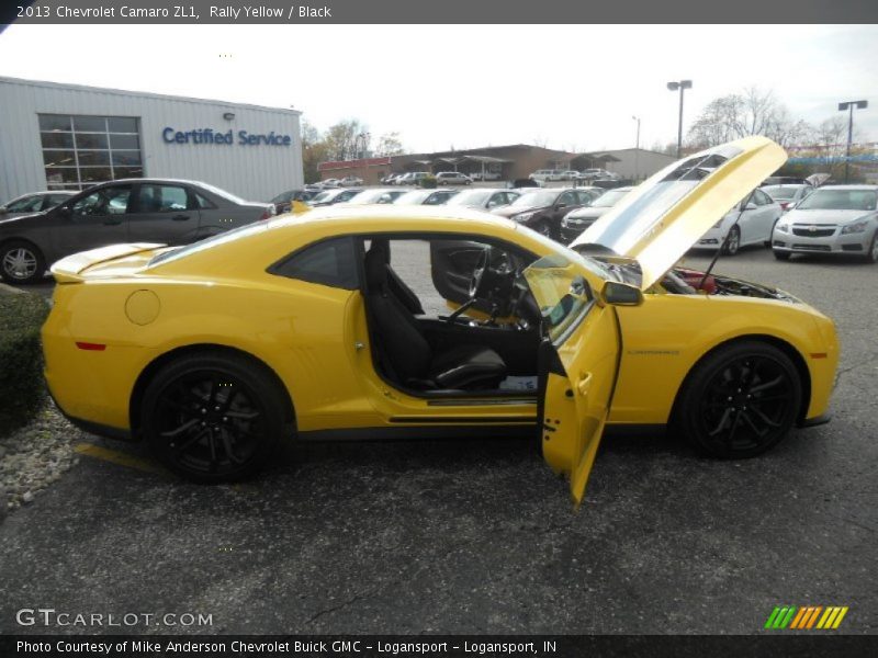 Rally Yellow / Black 2013 Chevrolet Camaro ZL1