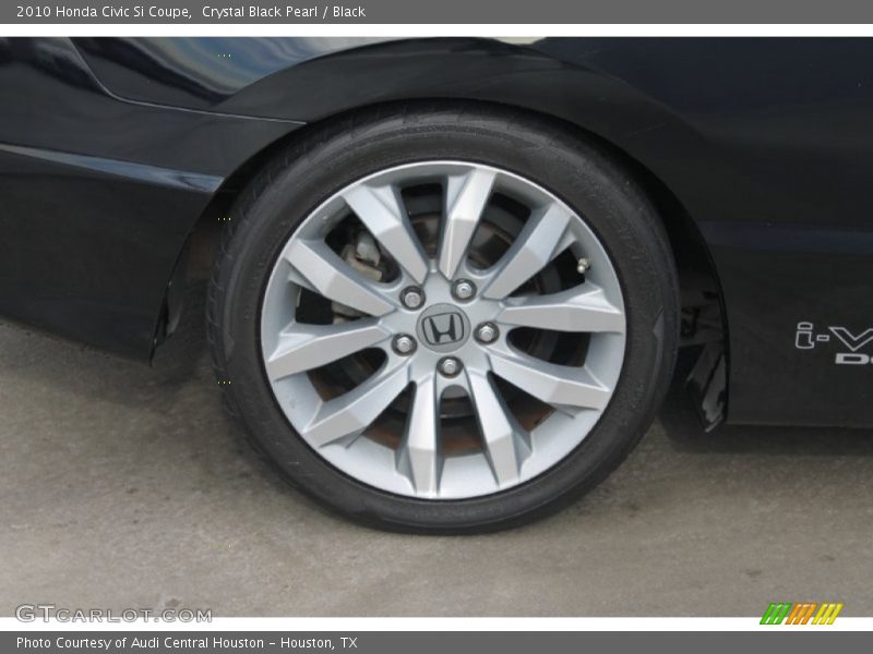 Crystal Black Pearl / Black 2010 Honda Civic Si Coupe