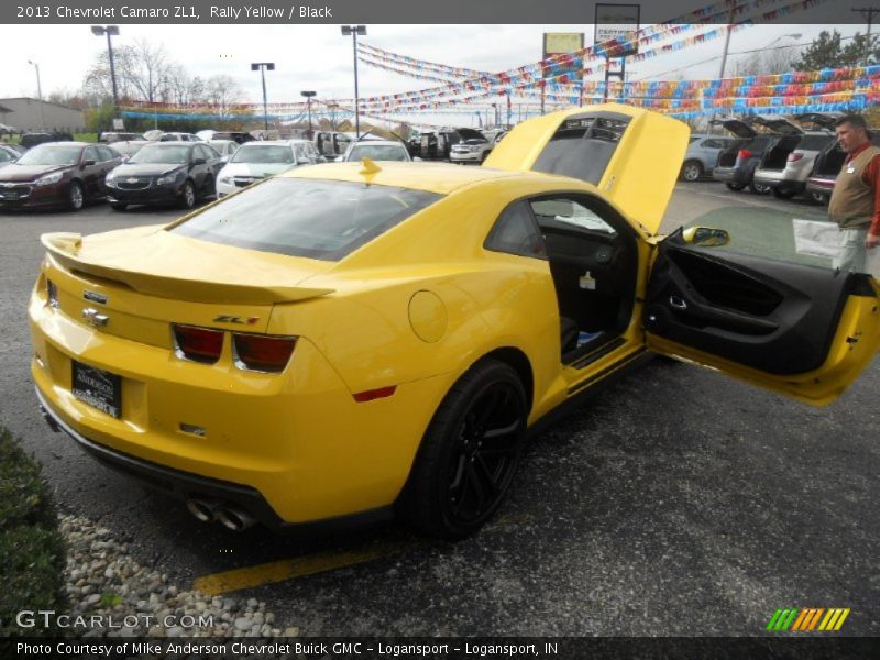 Rally Yellow / Black 2013 Chevrolet Camaro ZL1