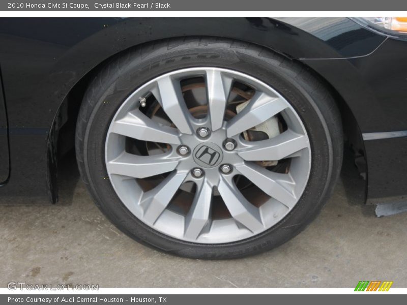 Crystal Black Pearl / Black 2010 Honda Civic Si Coupe