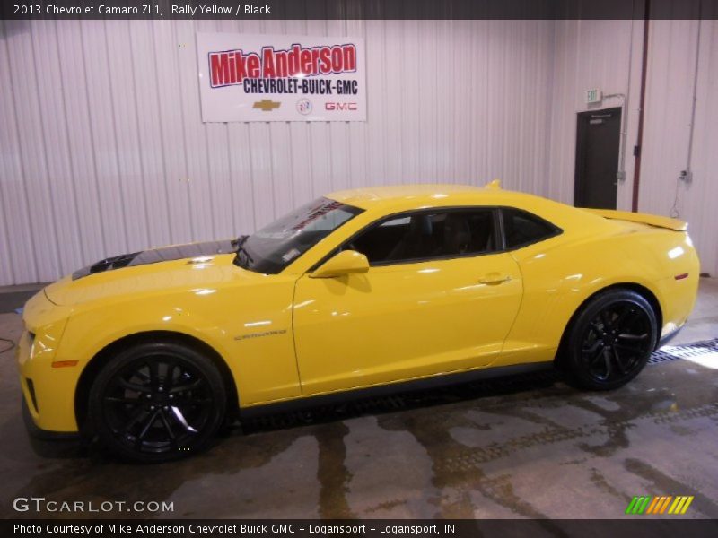 Rally Yellow / Black 2013 Chevrolet Camaro ZL1