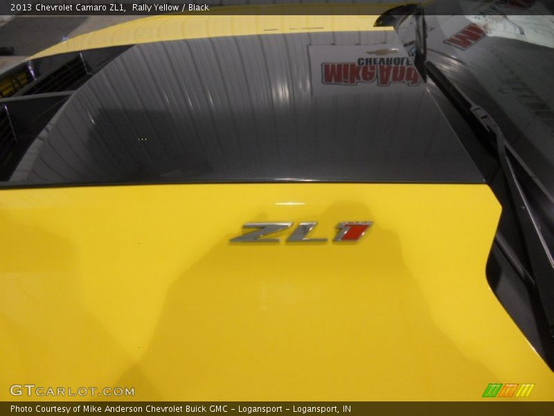 Rally Yellow / Black 2013 Chevrolet Camaro ZL1