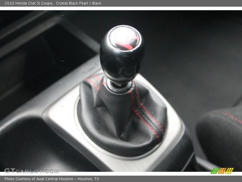 Crystal Black Pearl / Black 2010 Honda Civic Si Coupe