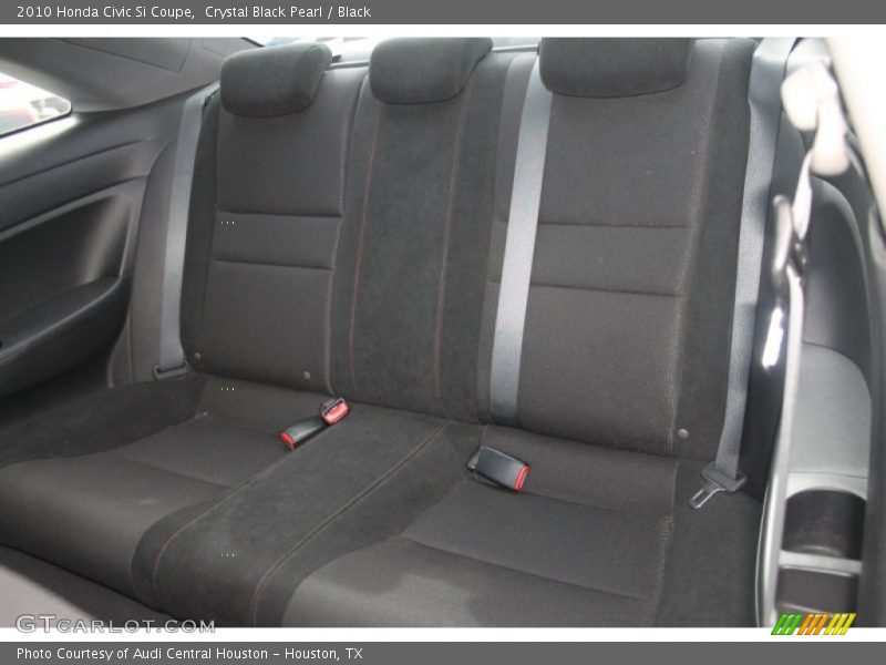 Crystal Black Pearl / Black 2010 Honda Civic Si Coupe