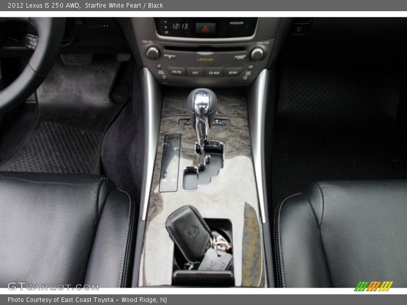 Starfire White Pearl / Black 2012 Lexus IS 250 AWD