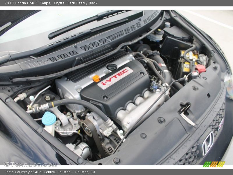 Crystal Black Pearl / Black 2010 Honda Civic Si Coupe