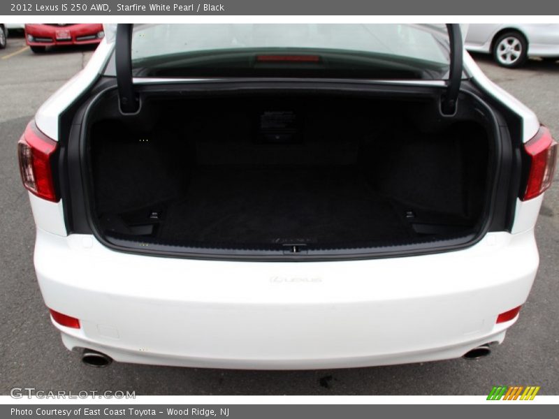 Starfire White Pearl / Black 2012 Lexus IS 250 AWD