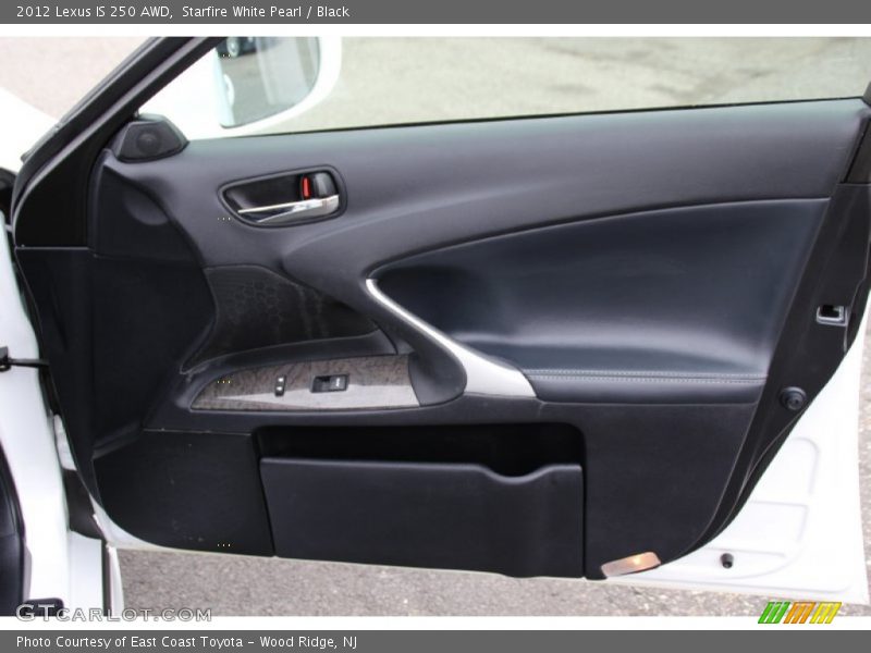 Starfire White Pearl / Black 2012 Lexus IS 250 AWD