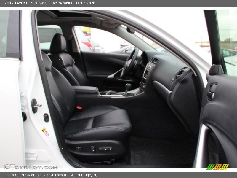 Starfire White Pearl / Black 2012 Lexus IS 250 AWD