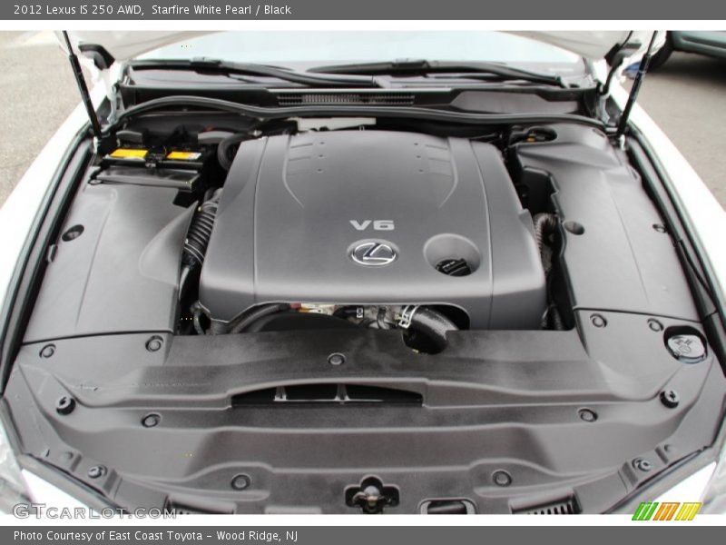 Starfire White Pearl / Black 2012 Lexus IS 250 AWD